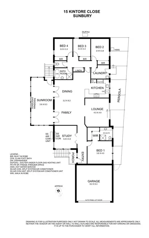 Floorplan of Homely house listing, 15 Kintore Close, Sunbury VIC 3429
