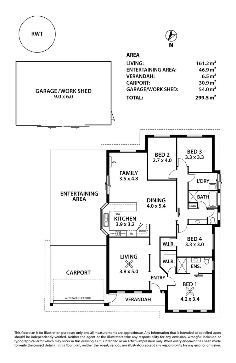 Floorplan of Homely house listing, 8 Fairweather Drive, Strathalbyn SA 5255