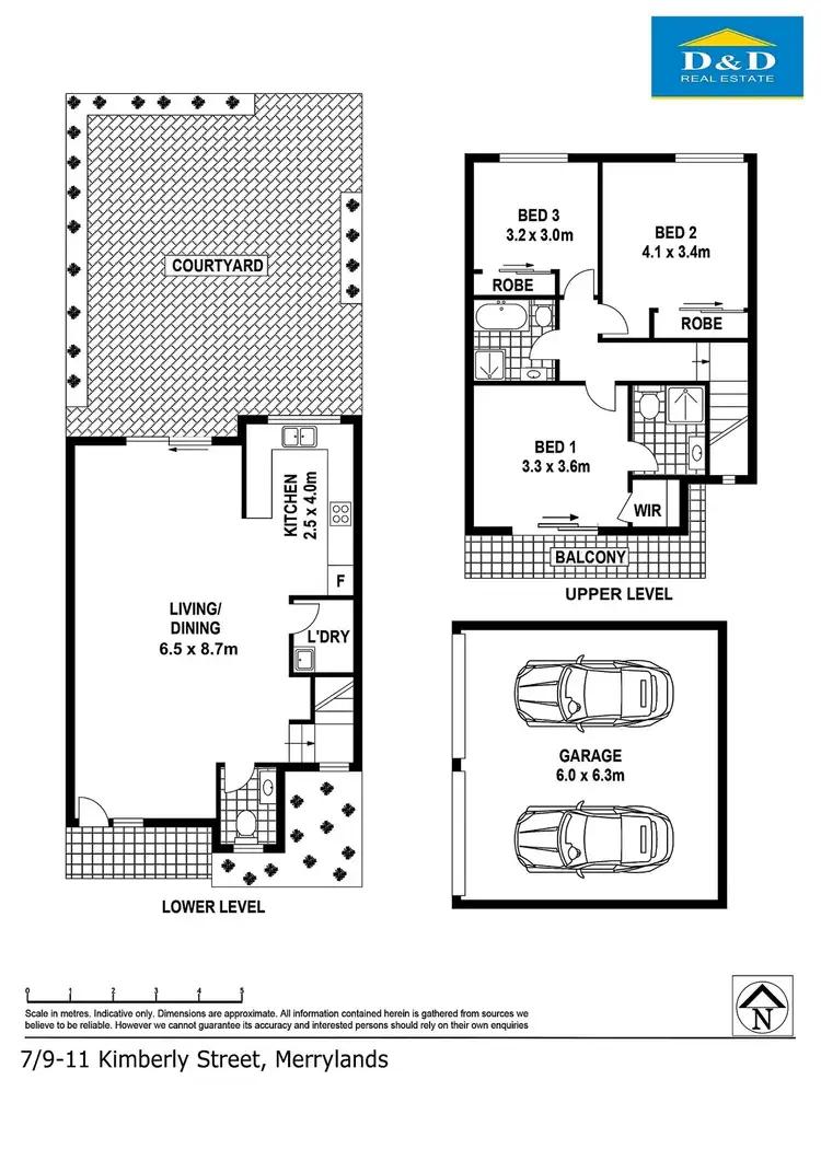 Floorplan of Homely townhouse listing, 9 - 11 Kimberley Street, Merrylands NSW 2160