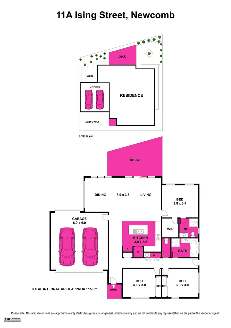 Floorplan of Homely house listing, 11A Ising Street, Newcomb VIC 3219