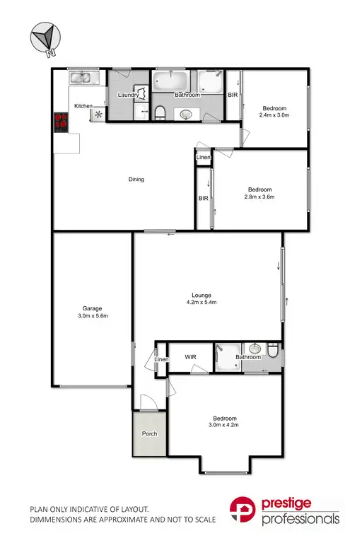 Floorplan of Homely townhouse listing, 1/26 Wellwood Avenue, Moorebank NSW 2170