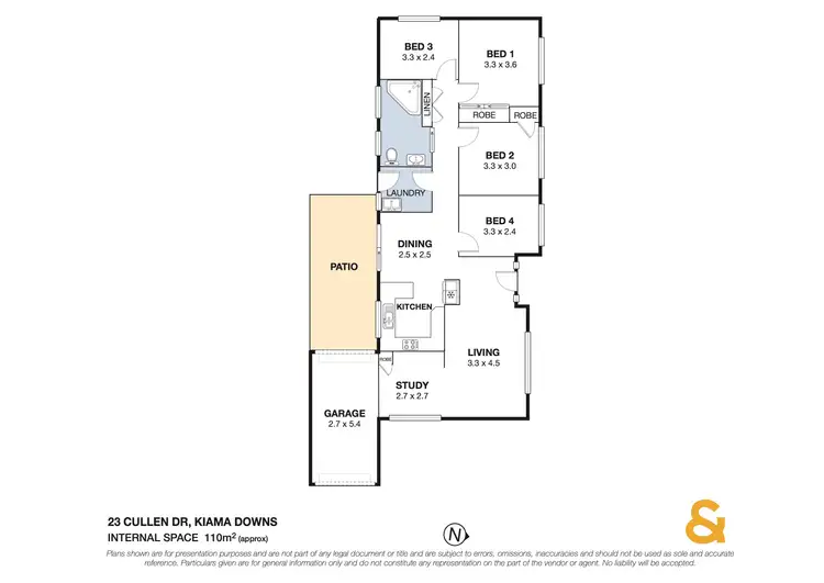 Floorplan of Homely house listing, 23 Cullen Drive, Kiama Downs NSW 2533