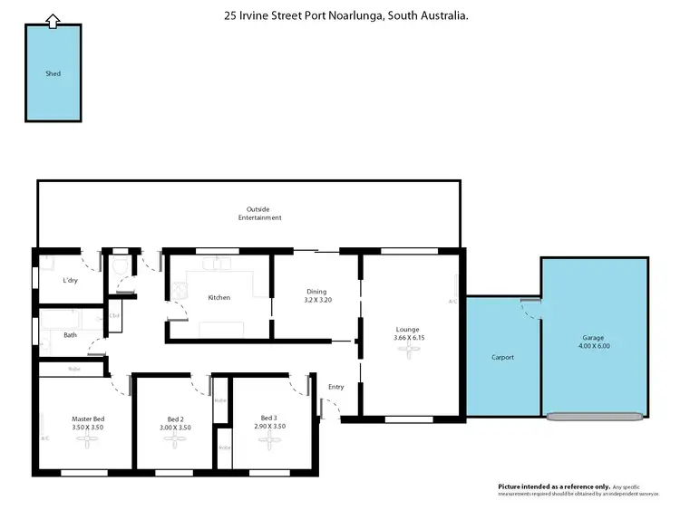 Floorplan of Homely house listing, 25 Irvine Street, Port Noarlunga SA 5167