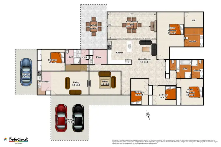 Floorplan of Homely house listing, 13 Alexandra Circuit, Alexandra Hills QLD 4161