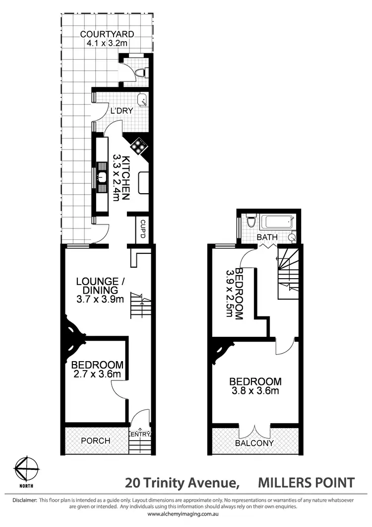 Floorplan of Homely house listing, 20 Trinity Avenue, Millers Point NSW 2000