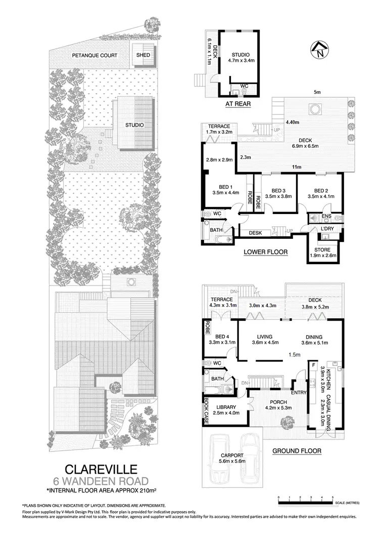 Floorplan of Homely house listing, 6 Wandeen Road, Avalon Beach NSW 2107