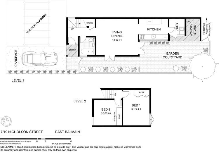 Floorplan of Homely townhouse listing, 7/19 Nicholson Street, Balmain East NSW 2041