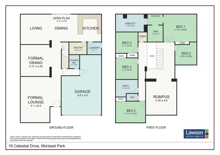 Floorplan of Homely house listing, 19 Celestial Drive, Morisset Park NSW 2264