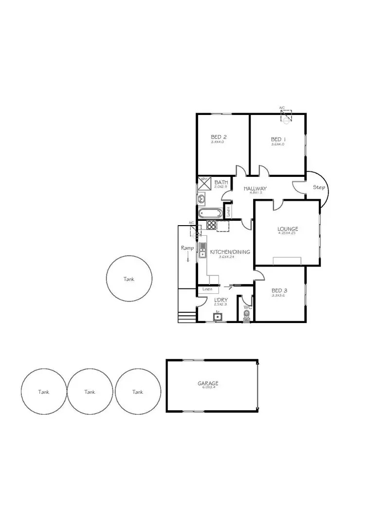 Floorplan of Homely house listing, 37 Cardiff Road, Port Lincoln SA 5606