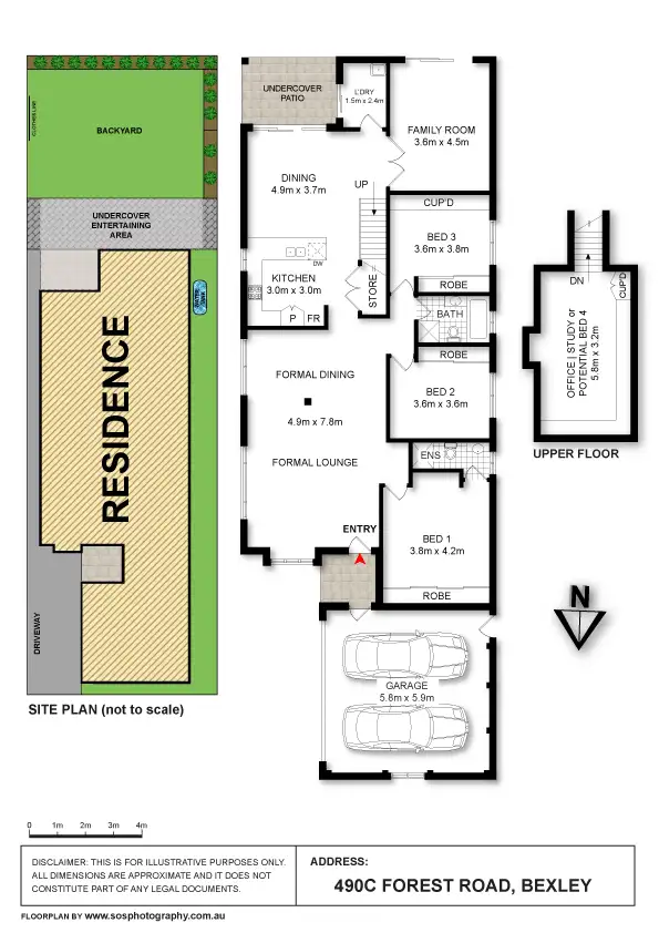 Floorplan of Homely house listing, 490C Forest Road, Bexley NSW 2207