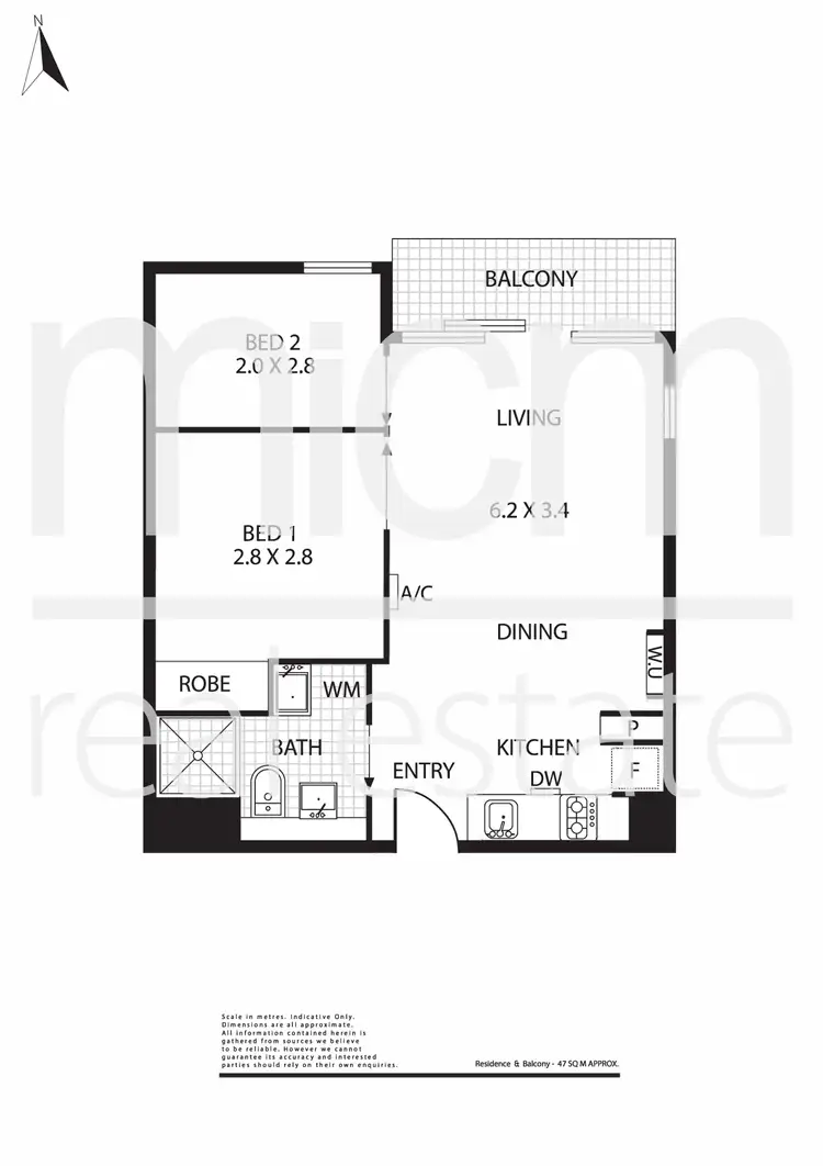 Floorplan of Homely apartment listing, 504/253 Franklin Street, Melbourne VIC 3000