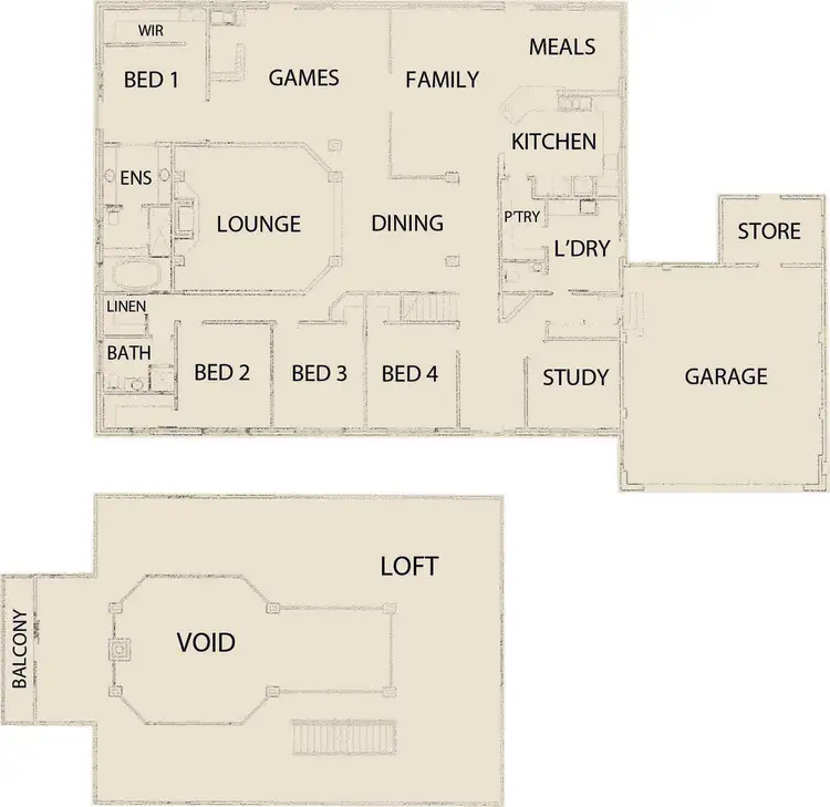 Floorplan of Homely house listing, 66 Red Road, Parklands WA 6180