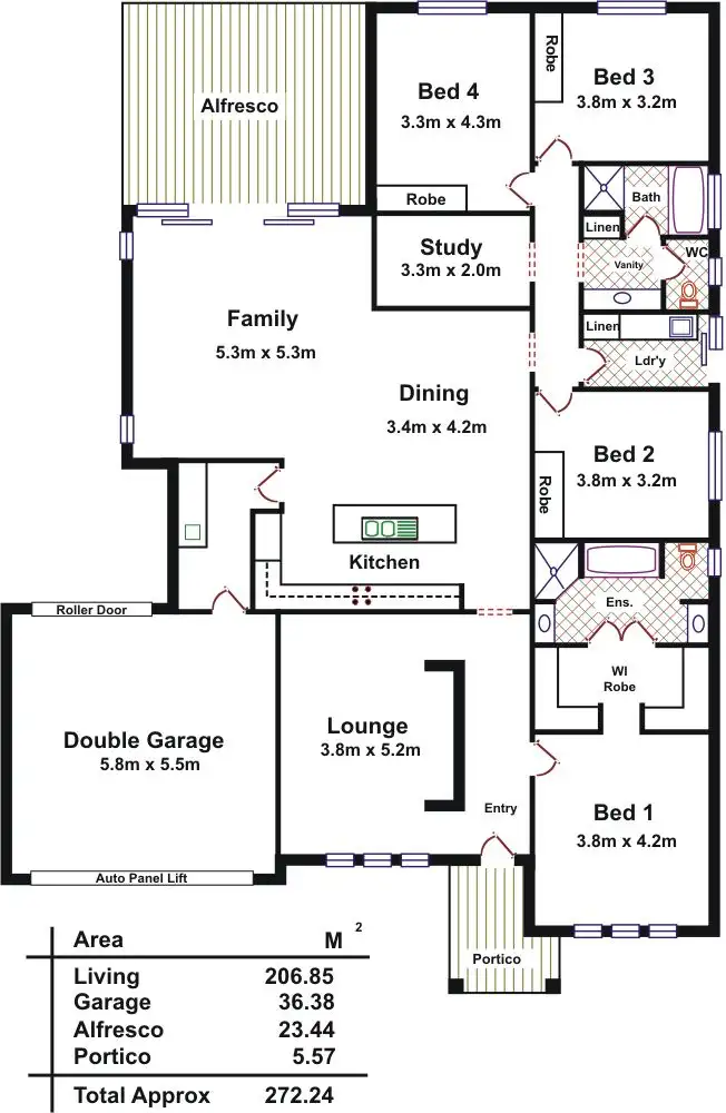 Floorplan of Homely house listing, 14 Wells Place, Evanston Gardens SA 5116