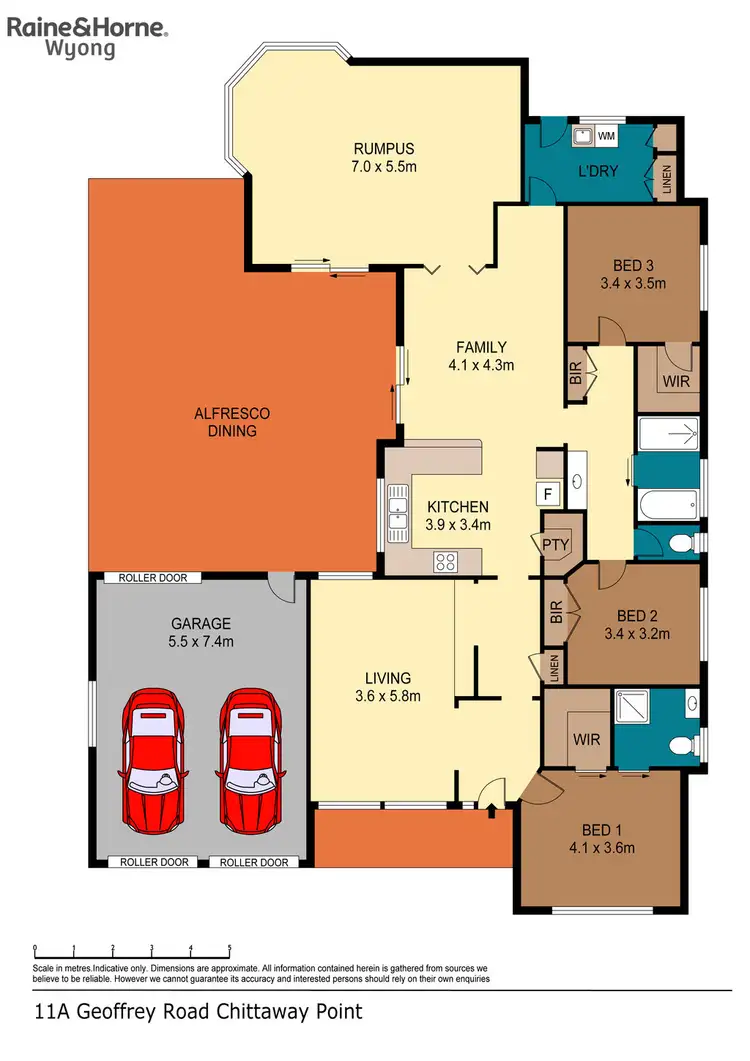 Floorplan of Homely house listing, 11A Geoffrey Road, Chittaway Point NSW 2261