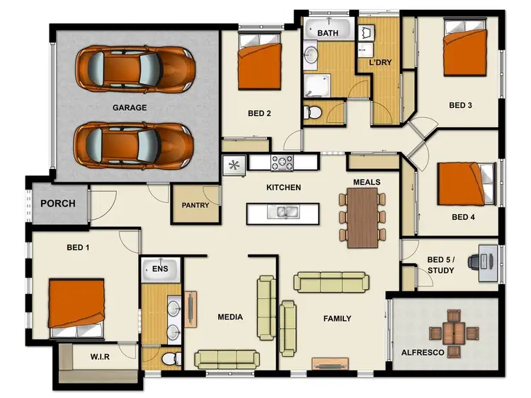 Floorplan of Homely house listing, 10 Jacaranda Crescent, Drewvale QLD 4116