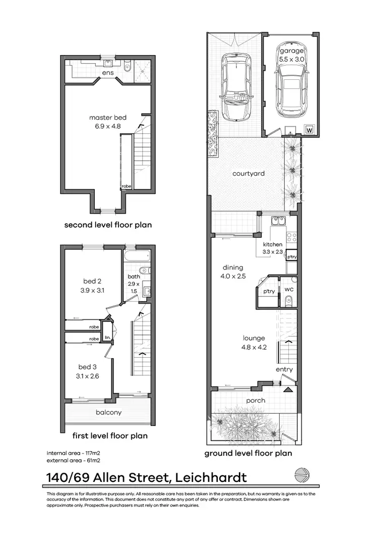 Floorplan of Homely house listing, 140/69 Allen Street, Leichhardt NSW 2040