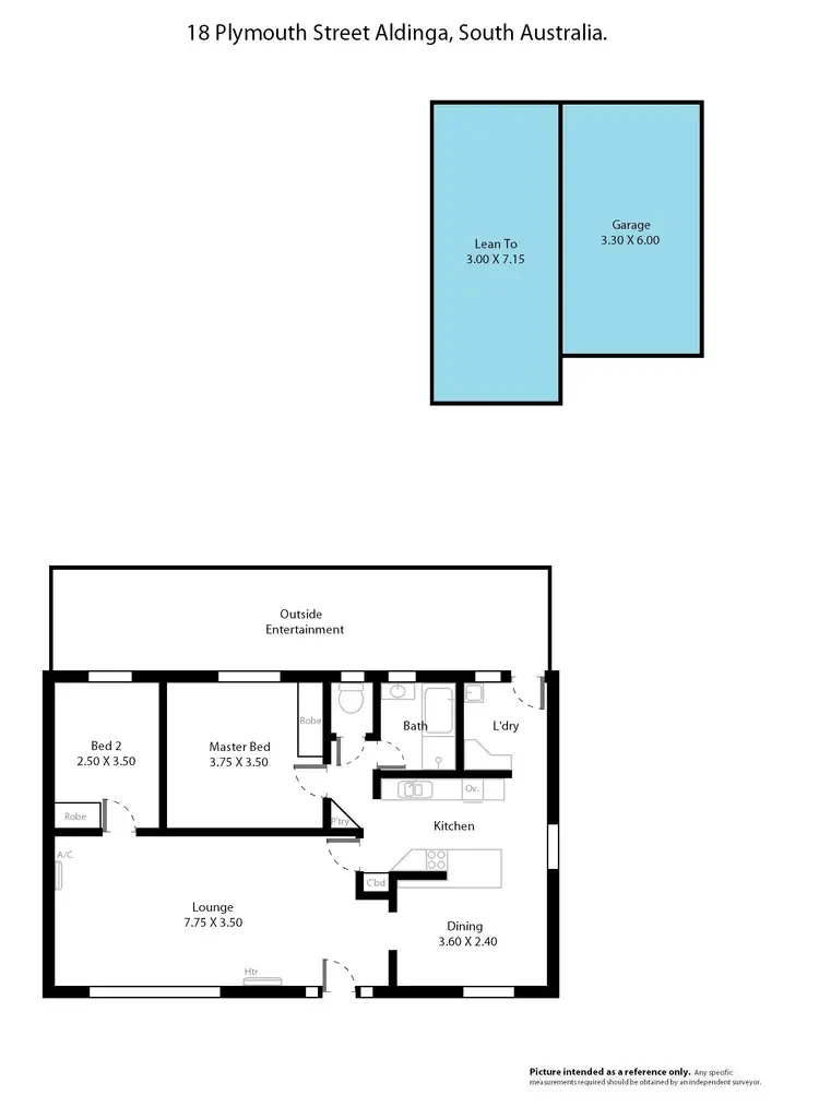 Floorplan of Homely house listing, 18 Plymouth Street, Aldinga Beach SA 5173