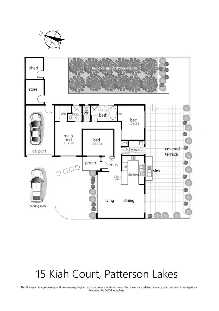 Floorplan of Homely unit listing, 15 Kiah Court, Patterson Lakes VIC 3197