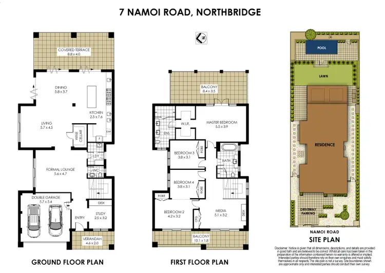 Floorplan of Homely house listing, 7 Namoi Road, Northbridge NSW 2063