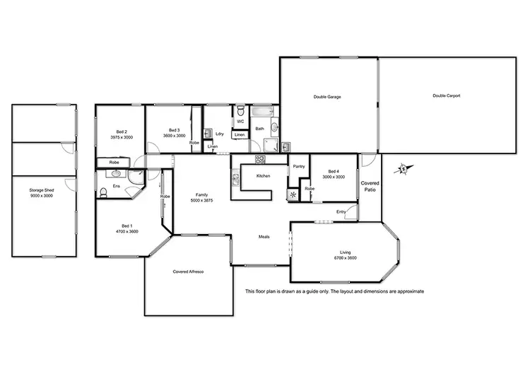 Floorplan of Homely house listing, 22 Osborne Court, Kearneys Spring QLD 4350