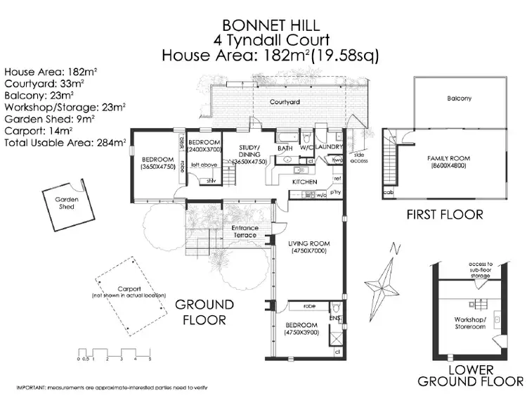 Floorplan of Homely house listing, 4 Tyndall Court, Bonnet Hill TAS 7053