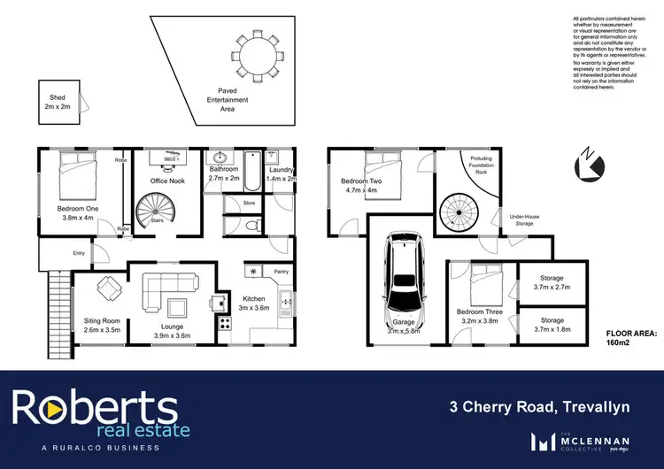 Floorplan of Homely house listing, 3 Cherry Rd, Trevallyn TAS 7250