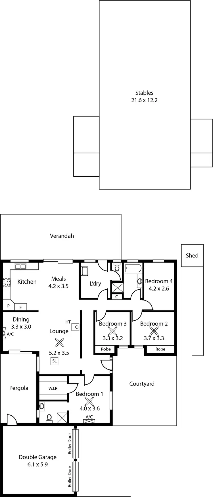 Floorplan of Homely house listing, 80 Daniel Avenue, Globe Derby Park SA 5110