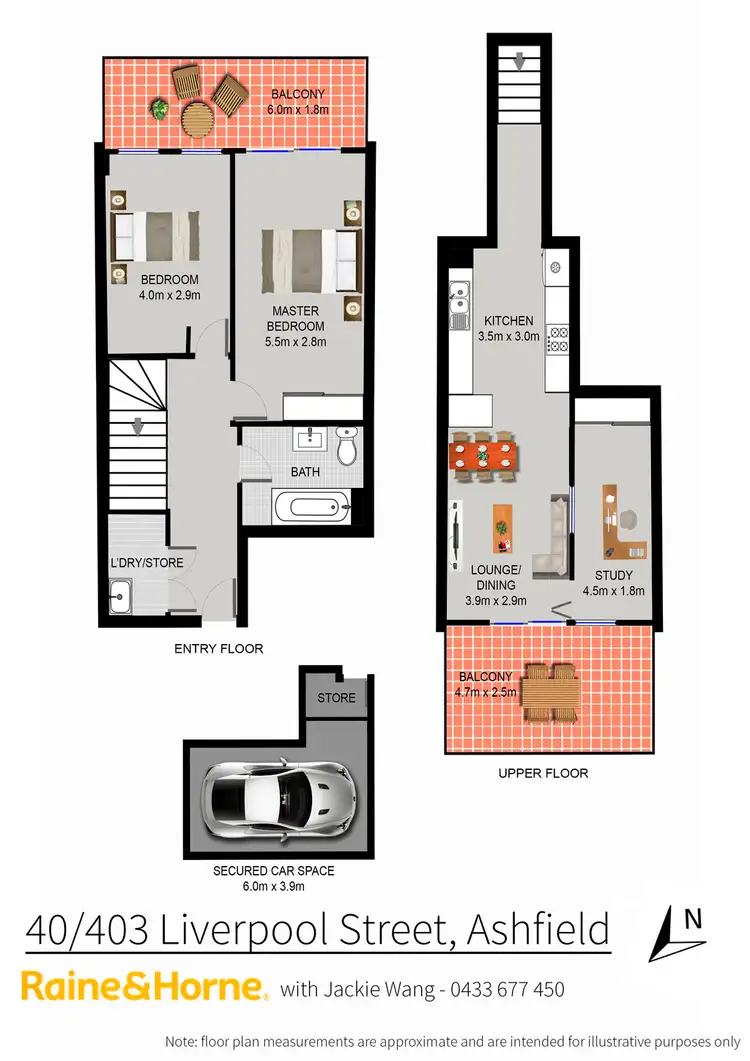 Floorplan of Homely apartment listing, 40/403-409 Liverpool Road, Ashfield NSW 2131