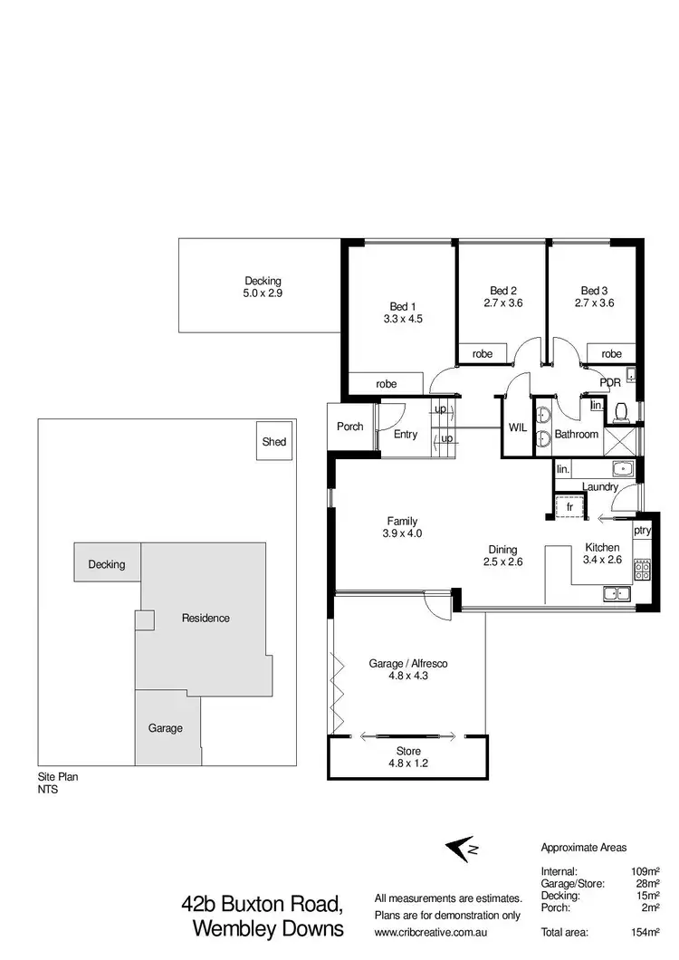 Floorplan of Homely house listing, 42B Buxton Road, Wembley Downs WA 6019