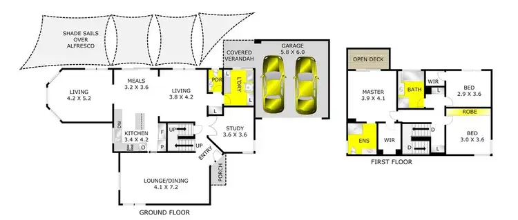 Floorplan of Homely house listing, 16 Wongalea Drive, Lara VIC 3212