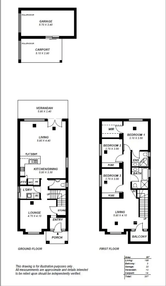 Floorplan of Homely house listing, 252 South Road, Hilton SA 5033