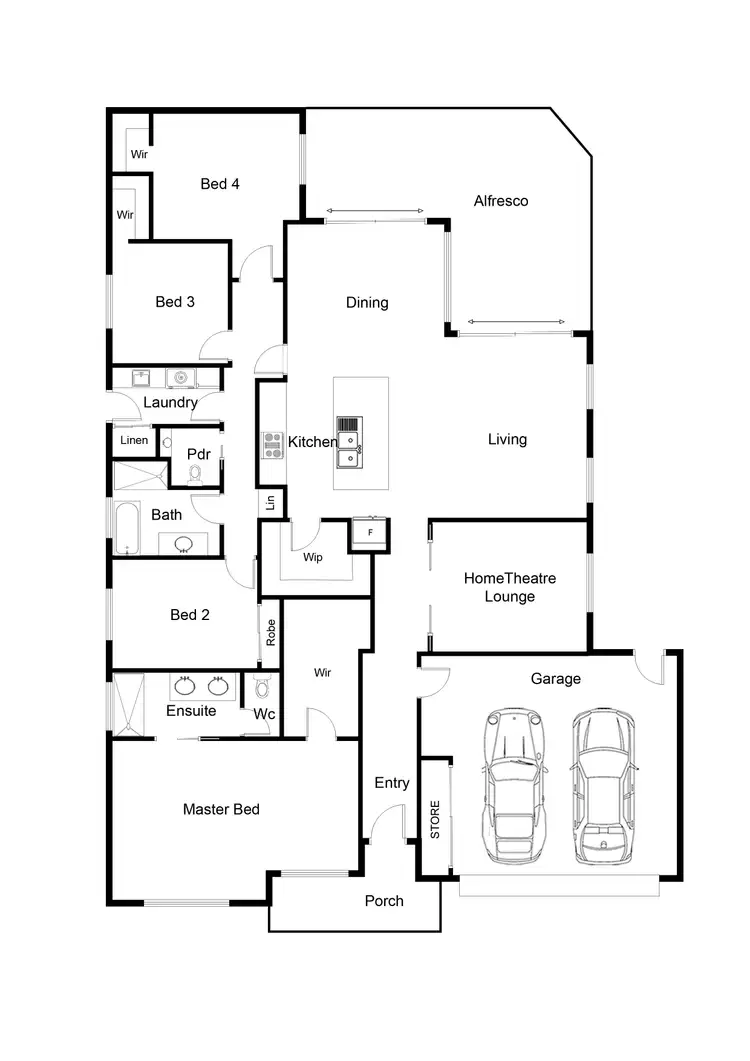 Floorplan of Homely house listing, 8 Sherwood Street, Tarneit VIC 3029