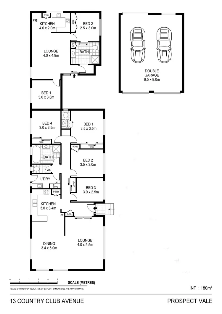 Floorplan of Homely house listing, 13 Country Club Ave, Prospect Vale TAS 7250