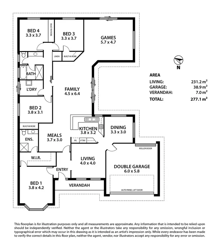 Floorplan of Homely house listing, 1 Celtic Court, Strathalbyn SA 5255