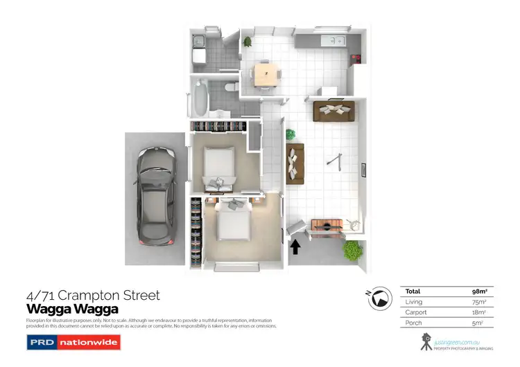 Floorplan of Homely unit listing, 4/71 Crampton Street, Wagga Wagga NSW 2650