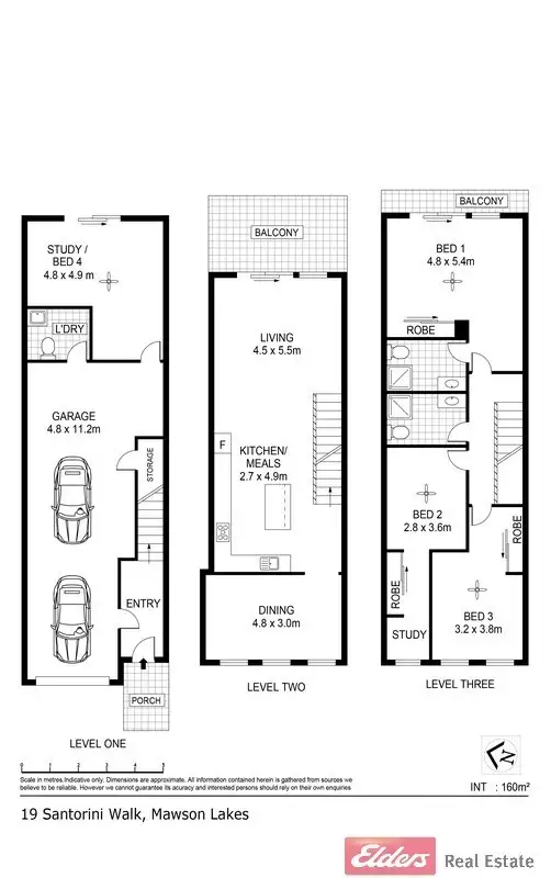 Floorplan of Homely house listing, 19 Santorini Walk, Mawson Lakes SA 5095