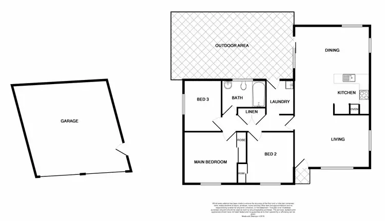 Floorplan of Homely house listing, 14 Sayce Close, Metford NSW 2323