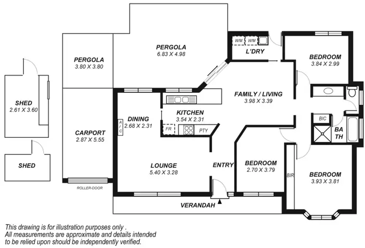 Floorplan of Homely house listing, 1A Willochra Street, Largs North SA 5016