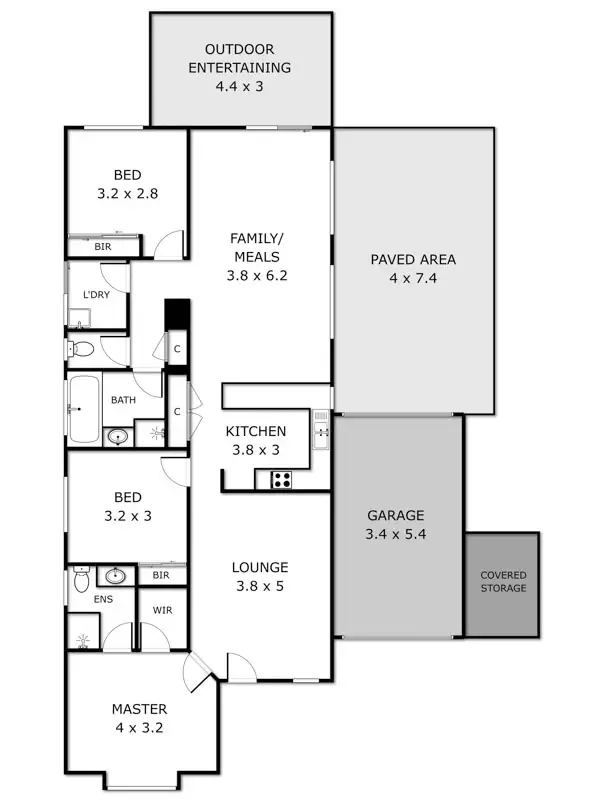 Floorplan of Homely house listing, 27 Massie Circuit, Sunbury VIC 3429