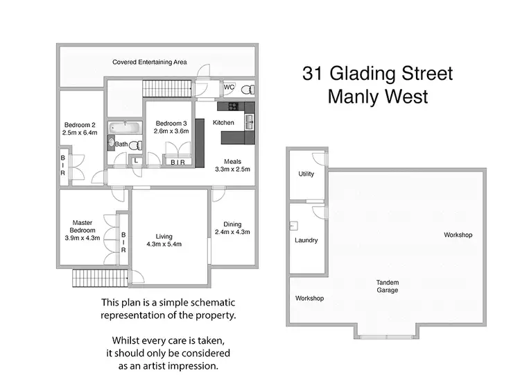 Floorplan of Homely house listing, 31 Glading Street, Manly West QLD 4179