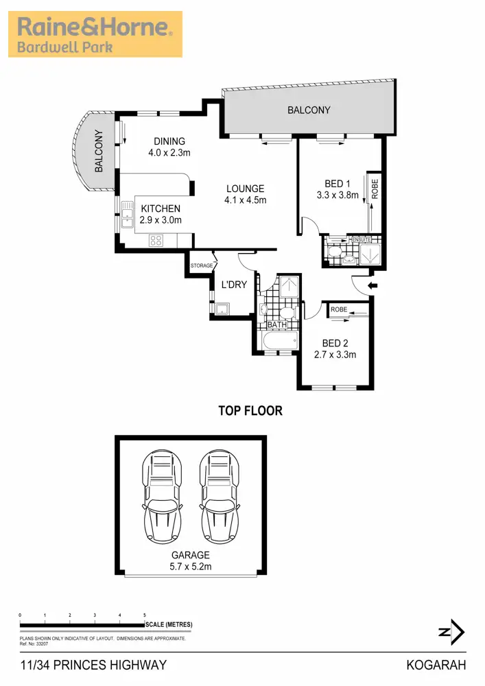 Floorplan of Homely apartment listing, 11/34-36 Princes Highway, Kogarah NSW 2217