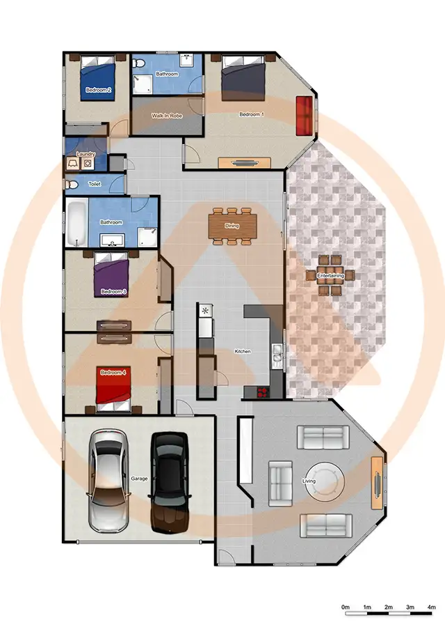 Floorplan of Homely house listing, 7 Vedders Drive, Heritage Park QLD 4118