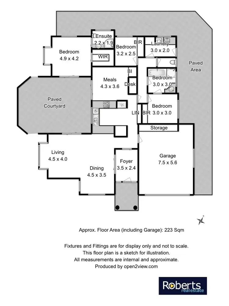 Floorplan of Homely house listing, 1 Greenhill Drive, Kingston TAS 7050