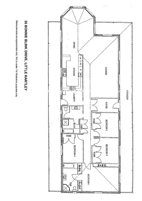 Floorplan of Homely house listing, 55 Bonnie Blink Drive, Ganbenang NSW 2790