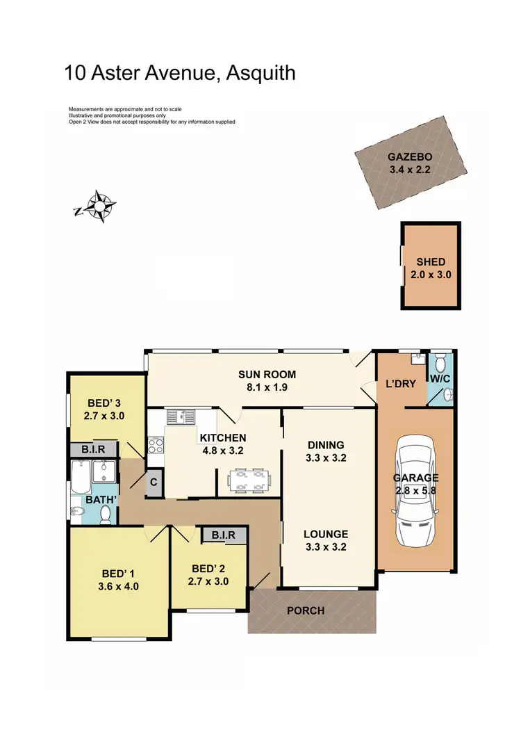 Floorplan of Homely house listing, 10 Aster Avenue, Asquith NSW 2077