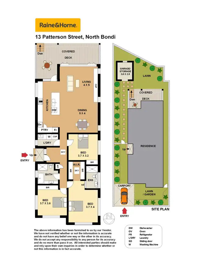 Floorplan of Homely house listing, 13 Patterson Street, North Bondi NSW 2026