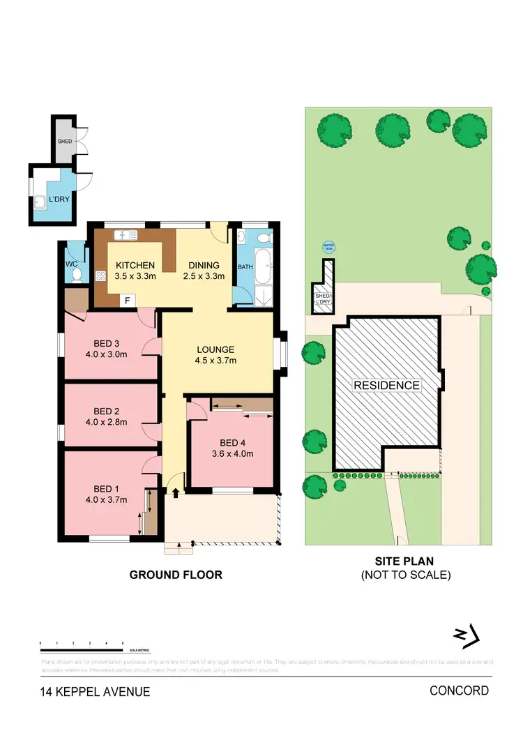 Floorplan of Homely house listing, 14 Keppel Avenue, Concord NSW 2137