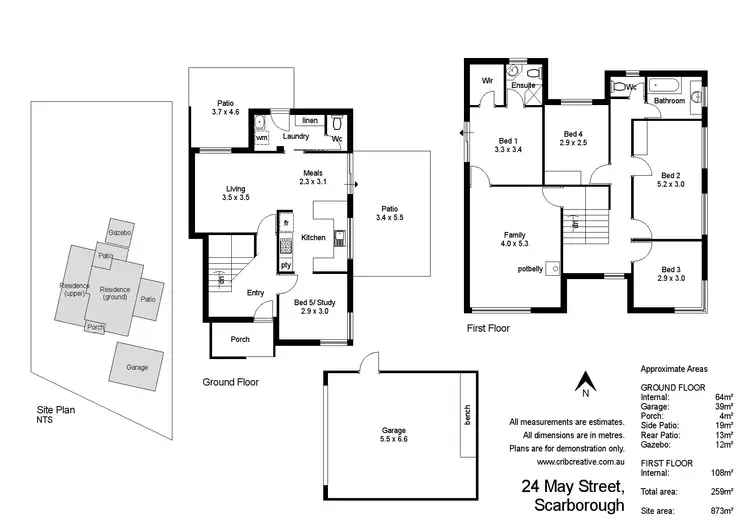 Floorplan of Homely house listing, 24 May Street, Scarborough WA 6019