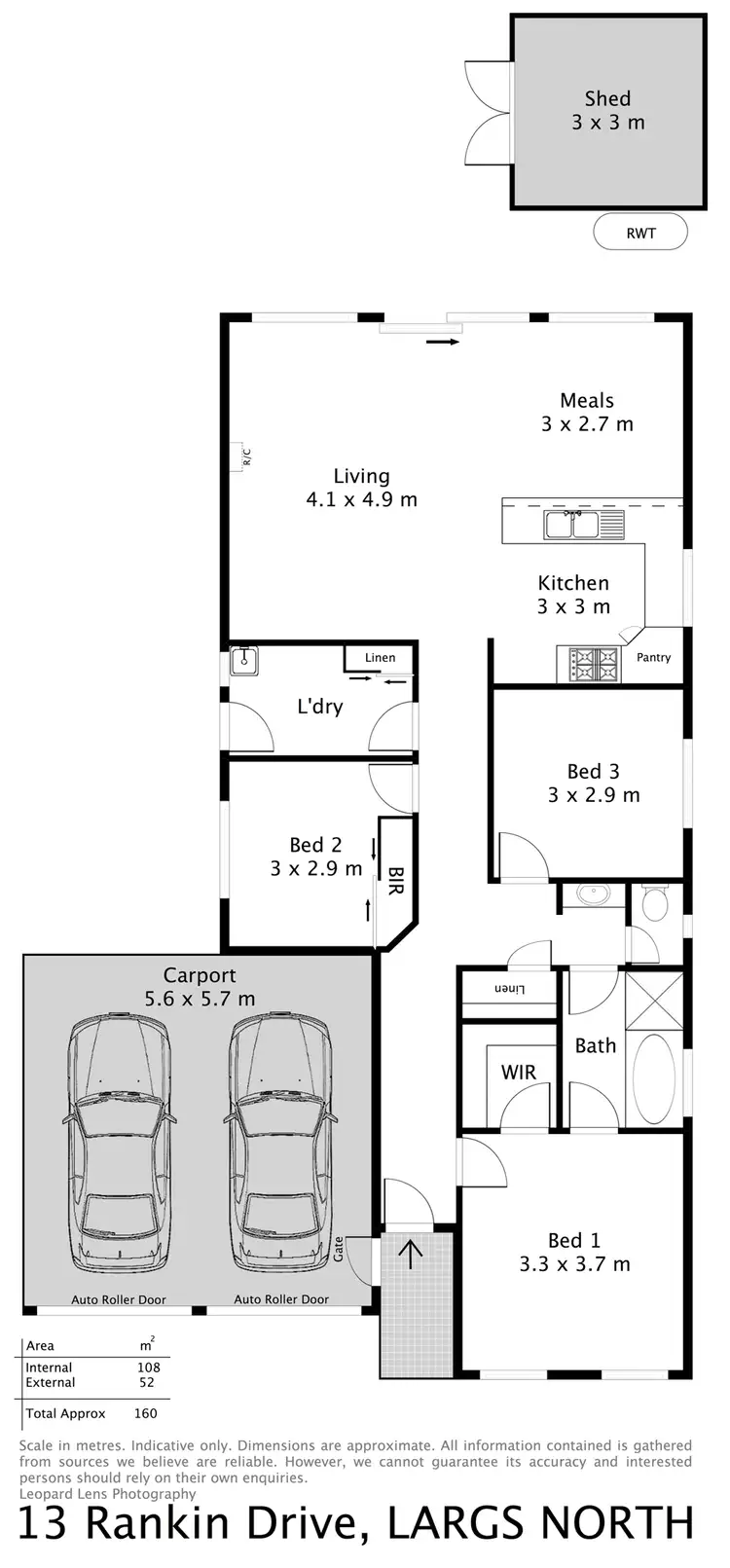 Floorplan of Homely house listing, 13 Rankin Drive, Largs North SA 5016