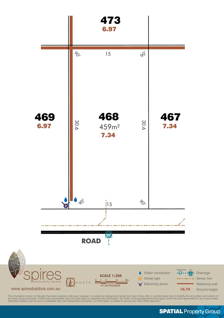 Floorplan of Homely land listing, Lot 468 Edmonton Loop, Baldivis WA 6171